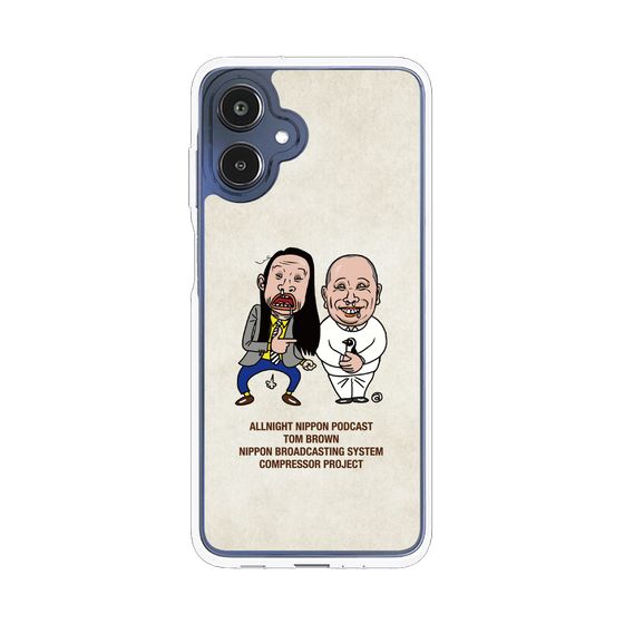 スリムプロテクションケース［ オールナイトニッポンPodcast[トム・ブラウン] アイボリー ］
