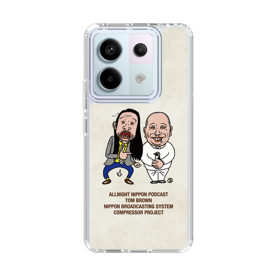 スリムプロテクションケース［ オールナイトニッポンPodcast[トム・ブラウン] アイボリー ］