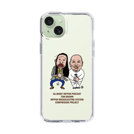スリムプロテクションケース［ オールナイトニッポンPodcast[トム・ブラウン] クリア ］