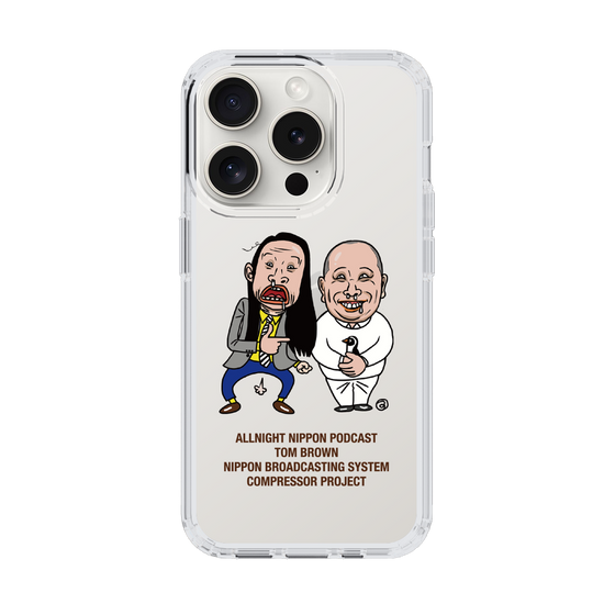スリムプロテクションケース［ オールナイトニッポンPodcast[トム・ブラウン] クリア ］