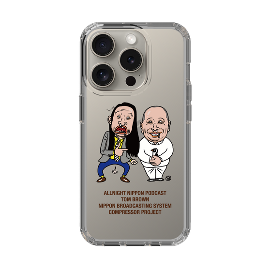 スリムプロテクションケース［ オールナイトニッポンPodcast[トム・ブラウン] クリア ］