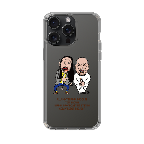 スリムプロテクションケース［ オールナイトニッポンPodcast[トム・ブラウン] クリア ］