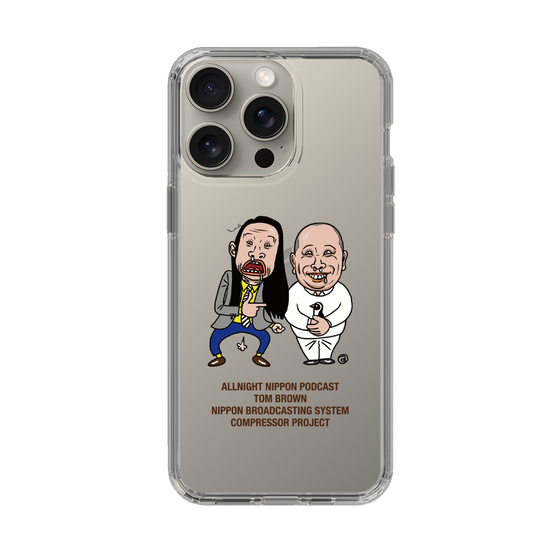 スリムプロテクションケース［ オールナイトニッポンPodcast[トム・ブラウン] クリア ］