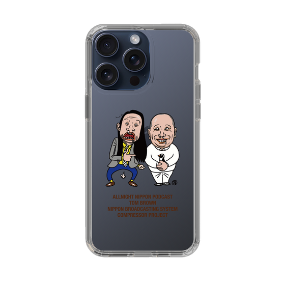 スリムプロテクションケース［ オールナイトニッポンPodcast[トム・ブラウン] クリア ］