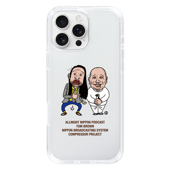 スリムプロテクションケース［ オールナイトニッポンPodcast[トム・ブラウン] クリア ］