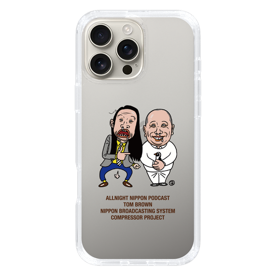 スリムプロテクションケース［ オールナイトニッポンPodcast[トム・ブラウン] クリア ］