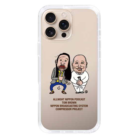 スリムプロテクションケース［ オールナイトニッポンPodcast[トム・ブラウン] クリア ］