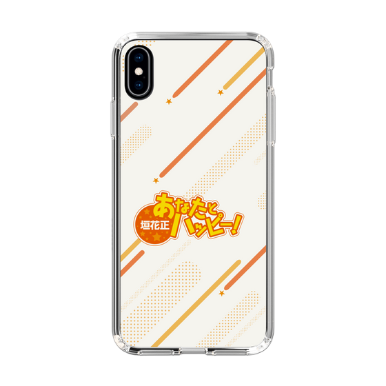 スリムプロテクションケース［ 「垣花正あなたとハッピー！」ロゴ・ホワイト ］